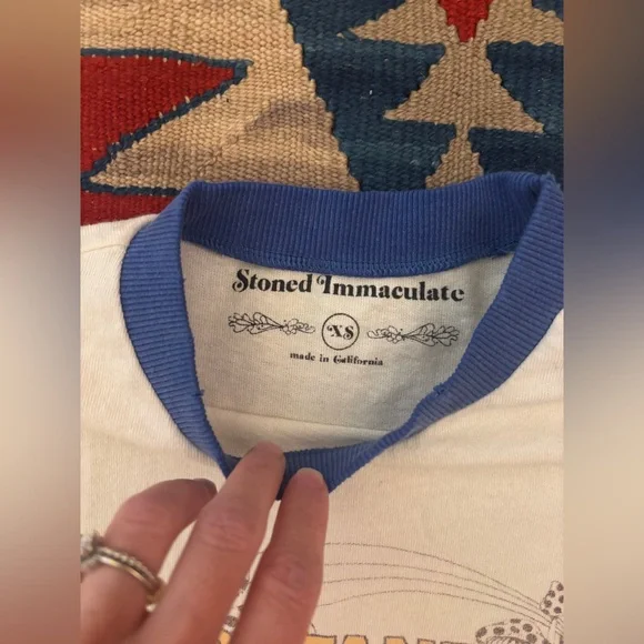 Stoned Immaculate Ringer Tee XS - Picture 3 of 3